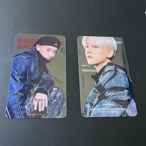 KPOP// EXO “OBSESSION” ALBUM// PHOTOCARDS